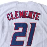 #21 Roberto Clemente Puerto Rico Classic Mens Baseball Jersey Stitched Size M White