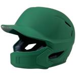 Champro HXE Matte Baseball Batting Helmet with Jaw Guard, Medium, Forest Green