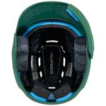 Champro HXE Matte Baseball Batting Helmet with Jaw Guard, Medium, Forest Green