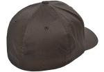 Flexfit Men's Wooly Combed Twill Fitted Baseball Cap, Dark Gray, Large-X-Large