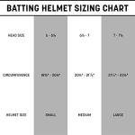 CHAMPRO mens Rookie HX Batting Helmet, BLACK, Small US