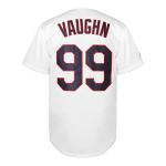 TKJPYWYH Ricky Vaughn 99 Movie Baseball Jersey,90s Hip Hop Clothing Stitched Sports Fan Shirt Navy Grey White S-3XL(99 White,Small)