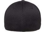 Flexfit Unisex Ultrafibre Airmesh Fitted Trucker Hat, Black, Large-X-Large