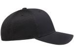 Flexfit Unisex Ultrafibre Airmesh Fitted Trucker Hat, Black, Large-X-Large