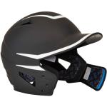 CHAMPRO mens Legend Plus HX Batting Helmet, Black, White, Medium US
