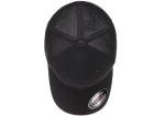 Flexfit Unisex Ultrafibre Airmesh Fitted Trucker Hat, Black, Large-X-Large