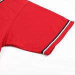 Pullonsy Red Plain Baseball Jerseys for Men Women Unisex Button Up Shirts Classic Sports Uniforms White/Black Stripe-Red Jersey,Men Size Medium