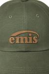 EMIS Oxford Baseball Cap Logo Adjustable Unisex Casual Streetwear Hat Khaki
