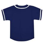 EALER BJK80 Series Kids Baseball Jersey Softball Jersey Button Down Shirts Navy Size 4T