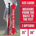 Franklin Sports Kids Metal Tball + Baseball Bat - Venom Youth Aluminum Teeball Bat - USA Baseball Certified for Boys + Girls Tee Ball - 25" inches/ 12oz - Drop -13 - Red