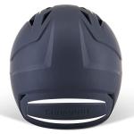 CHAMPRO HX Legend Plus Performance Baseball Batting Helmet with Removeable Jaw Guard in Two-Tone Color Matte Finish, Navy, White, Senior, Model Number: HXM2NYS