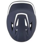 CHAMPRO HX Legend Plus Performance Baseball Batting Helmet with Removeable Jaw Guard in Two-Tone Color Matte Finish, Navy, White, Senior, Model Number: HXM2NYS