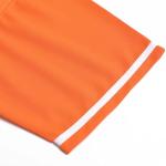 Pullonsy Orange Baseball Jersey for Men Women Old School Classic Sports Uniform T-Shirts Athletic Outwear Tops White Stripe-Orange Jersey,Men Size Large