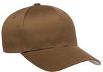 Flexfit Men's Wooly Combed Twill Fitted Baseball Cap, Coyote Brown, Large-X-Large