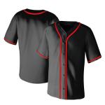 Aizqaoalk Blank Baseball Jerseys for Men Shirts Short Sleeve Hip Hop Sports Casual Button Down Uniforms Hip Pop