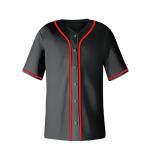 Aizqaoalk Blank Baseball Jerseys for Men Shirts Short Sleeve Hip Hop Sports Casual Button Down Uniforms Hip Pop