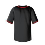 Aizqaoalk Blank Baseball Jerseys for Men Shirts Short Sleeve Hip Hop Sports Casual Button Down Uniforms Hip Pop