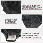 HolyElks Baseball Glove + Ball Sets, Softball Glove, Baseball Mitt, 10.5''-12.5'' for Youth Adult Training and Beginner Play, Synthetic Leather Softball Mitt, Right Hand Throw (Black, 12.5")