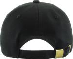 KB-Low BLK Classic Cotton Dad Hat Adjustable Plain Cap. Polo Style Low Profile (Unstructured) (Classic) Black Adjustable