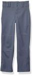 CHAMPRO Boys Open-Bottom Loose-Fit Baseball Pant with Adjustable Inseam and Reinforced Sliding Areas , Grey, Youth Large