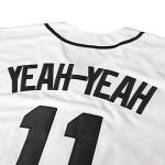 The Sandlot Benny The Jet Rodriguez Michael Squints Palledorous Alan Yeah-Yeah McClennan Bel Air 3D Print Baseball Jersey (XXX-Large, 11-White)