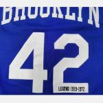 Men's Blue 42 Baseball Button Down Jersey 90s Hip Hop Baseball Jerseys Shirts Stitched (Blue, Size 3XL)