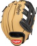 Rawlings | Player's Series Youth Baseball Glove | 11.5" | Left Hand Throw | Camel/Black