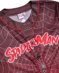 Marvel Mens Baseball Jersey - Avengers Spider Man Venom Hipster Hip Hop Button Up Baseball Jersey Men (Sizes: S-4XL), Size Medium, Spiderman Web