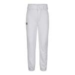 Under Armour Boys' Pre-School UA Baseball Pants 4 White
