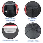 WOLT | Baseball Bat Backpack - Bag for Softball & T-Ball Equipment & Gear, Youth Girl & Adults Women, Holder for Helmet, Glove, Separate Shoes Compartment & Fence Hook (Red)