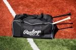 Rawlings | COVERT Duffle Equipment Bag | Baseball/Softball | Black