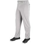 Champro Youth MVP Open Bottom Relaxed Fit Baseball Pant, Grey, Medium