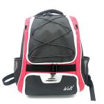 WOLT | Baseball Bat Backpack - Bag for Softball & T-Ball Equipment & Gear, Youth Girl & Adults Women, Holder for Helmet, Glove, Separate Shoes Compartment & Fence Hook (Red)