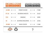 Perfect Strike Baseball Scorebook with Rules and Scoring Instructions. Heavy Duty. Youth or Adult Baseball and Softball. LS-12:10. (1 Book)
