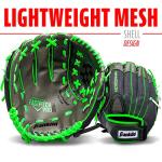 Franklin Sports Windmill Series 12-Inch Lightweight Softball Glove, Lime/Gray, Left Hand