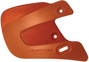 Easton Baseball Batting Helmet Extended Jaw Guard Right Handed Batting Helmet, Texas Orange, Senior