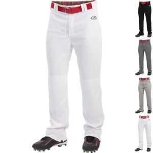 Rawlings | LAUNCH SERIES Full Length Baseball Pants | Adult Small | White