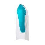 Soffe Classic Baseball Jersey, White/Teal, XX-Large