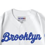 UNLC Jackie Robinson #42 Baseball Jersey – Embroidered Throwback with Legacy Patch, White, Stitched Letters, Adult, X-Large