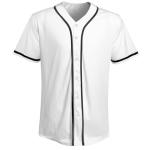 Blank Baseball Jersey Casual Button Down Shirts Short Sleeve Hipster Hip Hop Active Team Sports Uniforms