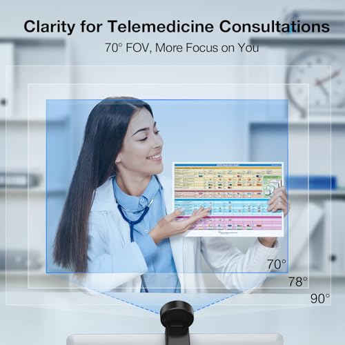 EMEET C950 4K Webcam with Autofocus and Mic