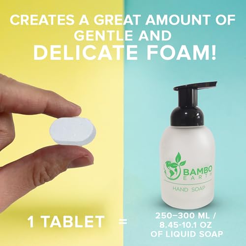 Eco-Friendly Foaming Soap Dispenser with Refill Tablets