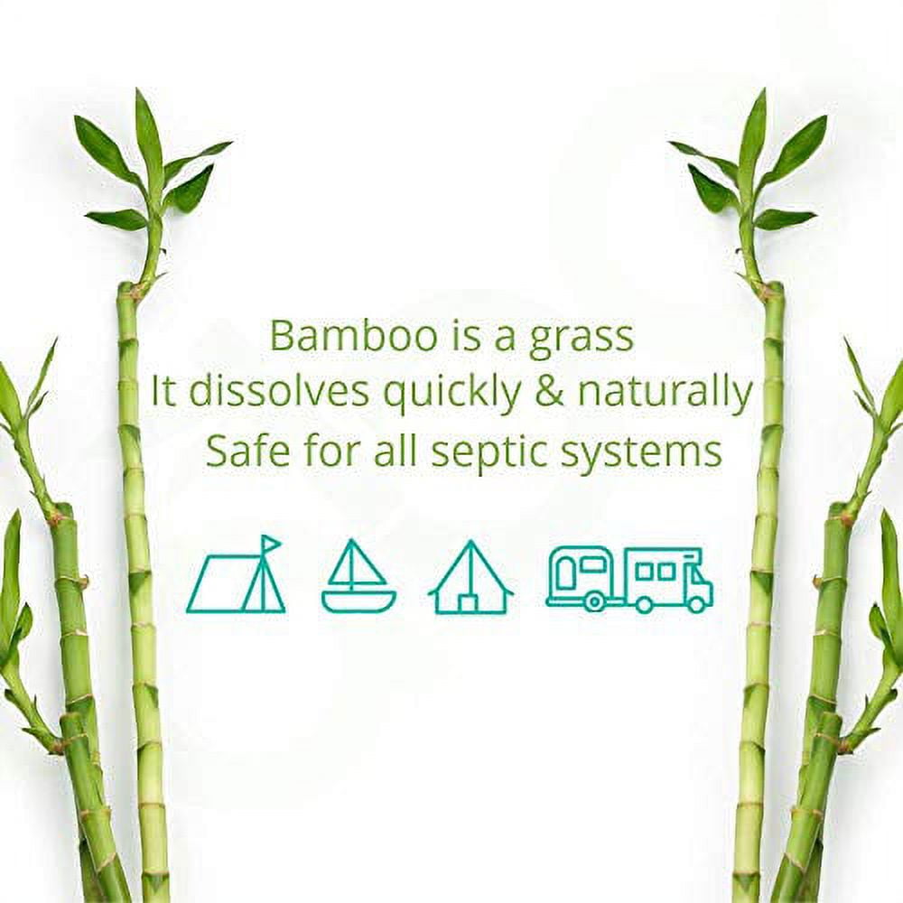 Tree-Free Bamboo Toilet Paper - Eco Friendly 2 Ply