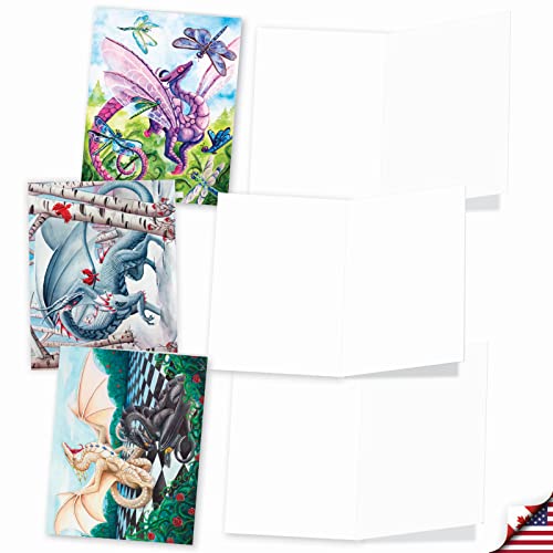Mythical Fantasy Note Cards for Kids - Assorted