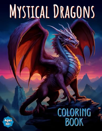 Dragons Color Book: Stunning Artwork for Adults