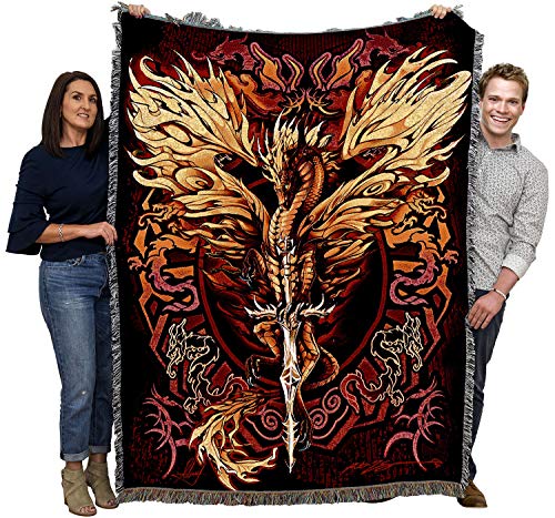 Ruth Thompson's Dragon Tapestry Throw Blanket