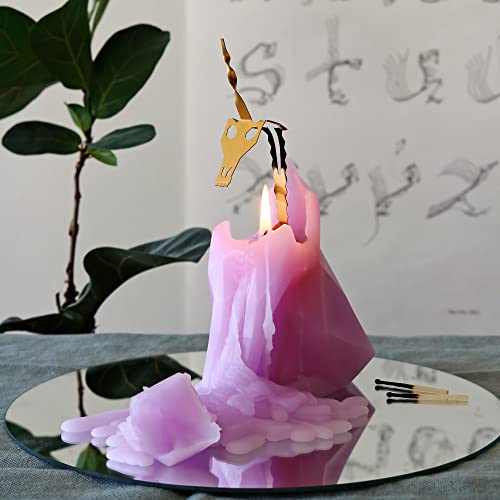 Einar Unicorn Candle - Enchanting Lilac Design
