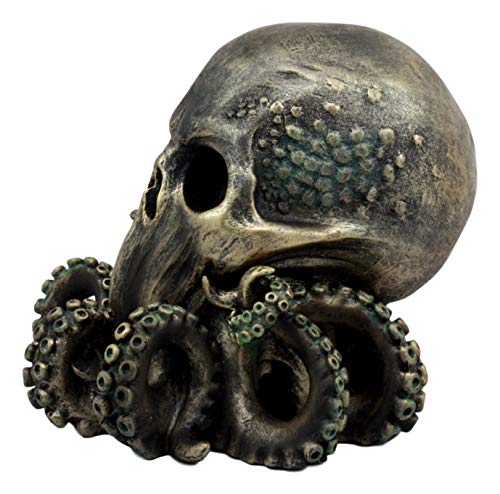 Kraken Cthulhu Skull Figurine - Mythical Sea Monster