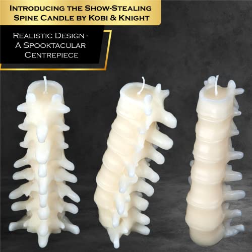 Kobi & Knight Sandalwood Vertebra Candle - Gothic Decor