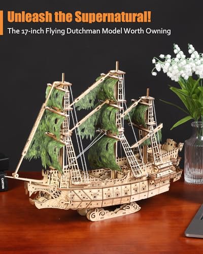 Flying Dutchman 3D Wooden Puzzle Model Kit